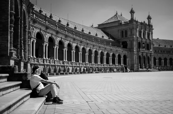 Resting in the sun, Seville
